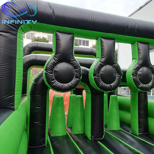 Venta caliente niños al aire libre de obstáculos inflables castillo inflable, juegos de deportes - Product Image 2