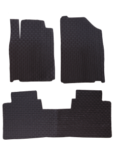Juego de alfombrillas de goma resistentes para todo tipo de clima de 4 piezas Artes Basics con forro de carga para automóviles, SUV y camiones - Product Image 5