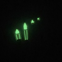 Pièces de montre GMT, quatre aiguilles lumineuses vertes pour mouvement NH34