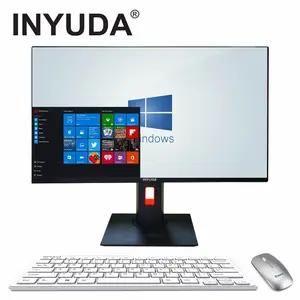 Ordenador de sobremesa todo en uno, pantalla FHD giratoria de 21,5 pulgadas, I5-6400, 8G, 256G, SSD, para videojuegos