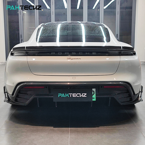 Paktechz Prepreg Kit de carrosserie en fibre de carbone lèvre de diffuseur de pare-chocs arrière pour Porsche <span class=keywords><strong>Taycan</strong></span> GTS <span class=keywords><strong>Cross</strong></span> Turismo <span class=keywords><strong>4</strong></span> portes Turbo S - Product Image 4