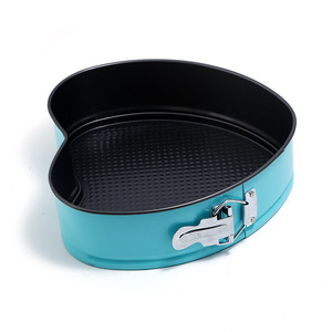 Three Piece Cake Mold <b>Set</b> <b>Square</b> And Round Baking Pan With Snap Closure For Cakes Bread Desserts 24cm 26cm 28cm - Product Image 4