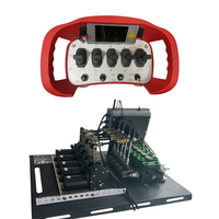 Control remoto inalámbrico para grúa, válvula piloto, joystick de 4, 5, 6 ejes, motor solenoide de 12V 24V, 2.4GHz 433 915 868 902-928MHz