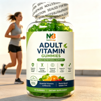 Bulk aankoop veganistische, krachtige vitamine gummies voor volwassenen, actieve levensstijl