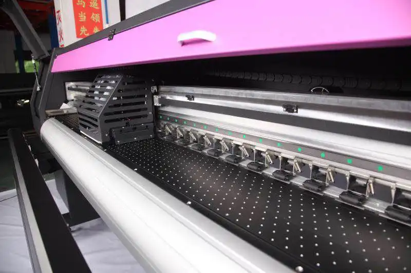 Широкоформатный экологически чистый принтер 3,2 м с 4 печатными головками konica 512i для гибкой печатной машины для баннеров