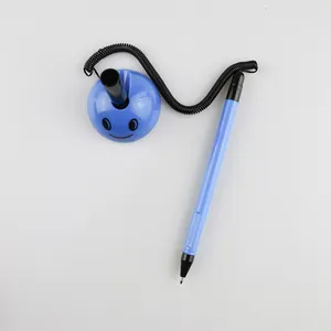 GemFully office supplies 1 dollar items wholesale cute keychain pen Office Desk Table Counter Ball Pen with logo