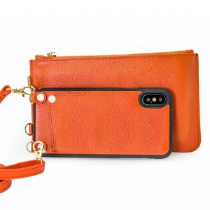 Genuino del sacchetto tasca antiurto <span class=keywords><strong>con</strong></span> cinghia di spalla collana in pelle cassa del <span class=keywords><strong>telefono</strong></span> del raccoglitore impermeabile cassa del <span class=keywords><strong>telefono</strong></span> <span class=keywords><strong>con</strong></span> la cinghia per iphone - Product Image 4