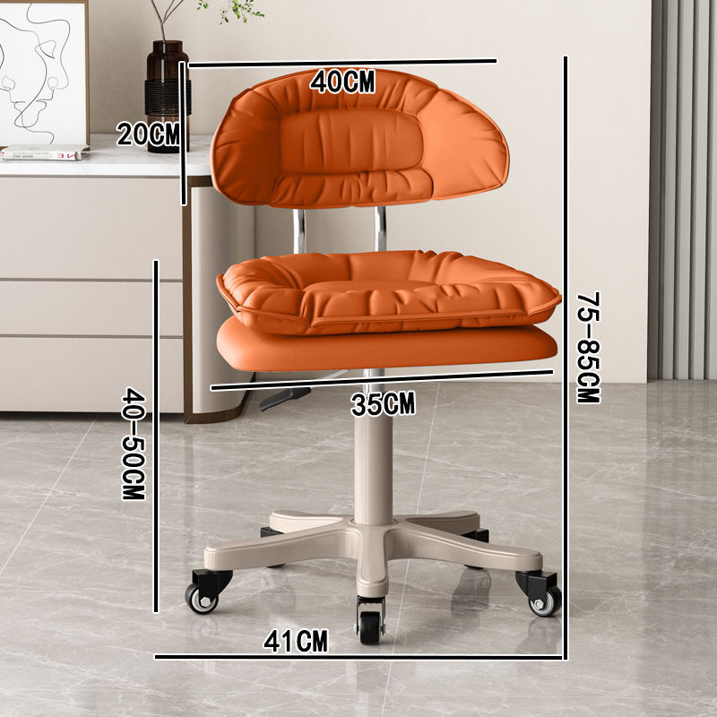 Grande roue à roulement métallique orange plate de 35 cm