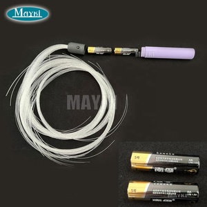 Glasfaser-Flow-Whip LED Sparkle Whip Tanz-Rave-Spielzeug Lichter Orbit Flogger - Product Image 4