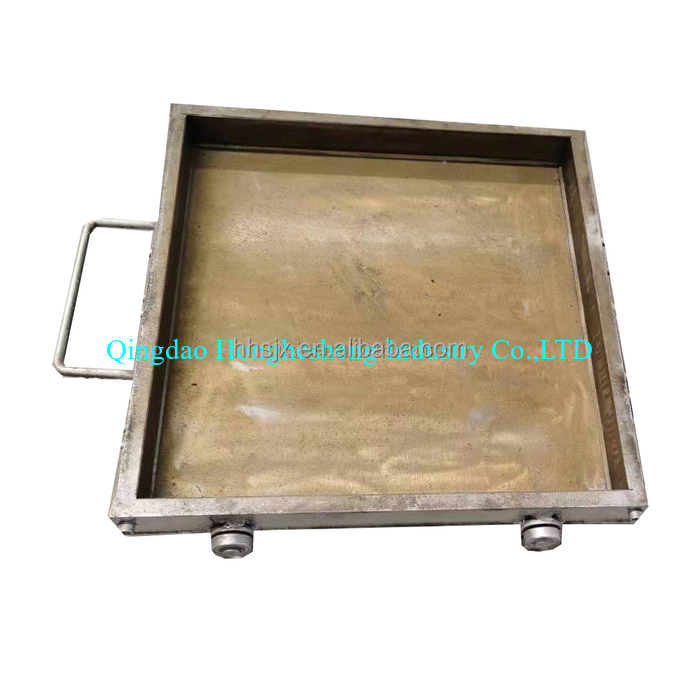 cross pattern rubber tile teflon mold dog bone mould interlocking rubber mat mold for Rubber Tile Heating