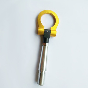 Gancho de remolque Lancer Ex de acero aleado dorado para parachoques delantero, para remolcar automóviles - Product Image 1