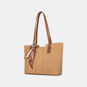 Usine OEM Vente en Gros Nouvelle Arrivée BAGCO Marque 6 Couleurs Grand <span class=keywords><strong>Sac</strong></span> Cabas Épaule avec Ruban <span class=keywords><strong>Sac</strong></span> à Main Femme <span class=keywords><strong>Sac</strong></span> <span class=keywords><strong>Fourre</strong></span>-<span class=keywords><strong>Tout</strong></span> en <span class=keywords><strong>Cuir</strong></span> PU Personnalisé - Product Image 4
