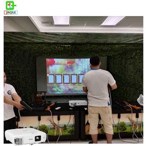 Console de jeu de tir interactive Machine LP-ST02 - Simulateur de bataille de héros de chasse pour enfants, idéal pour les centres commerciaux (projection) - Product Image 1