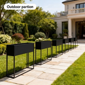 <span class=keywords><strong>Support</strong></span> de plantes en métal robuste avec bac à plantes, pour l'intérieur et l'extérieur, <span class=keywords><strong>support</strong></span> décoratif pour pot de fleurs, résistant aux intempéries - Product Image 5