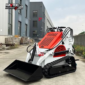 Harga rendah Havtek T460 selip Steer <span class=keywords><strong>Loader</strong></span> diesel efisien Skid Steer <span class=keywords><strong>Loader</strong></span> beroda multifungsi dengan penyapu untuk dijual - Product Image 1