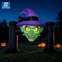 Décoration gonflable d'Halloween : Arche de sorcière publicitaire, modèle gonflable pour Halloween