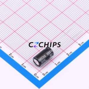 Condensateur électrolytique en aluminium à montage traversant 01EC5194SHC100UF10V, D6.3xL11mm 100uF 20% 10V 219mA-120Hz - Product Image 2