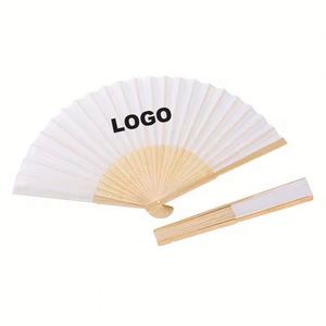 Abanicos de Mano Plegables de Madera Españoles con Logotipo Personalizado para Niños - Product Image 1