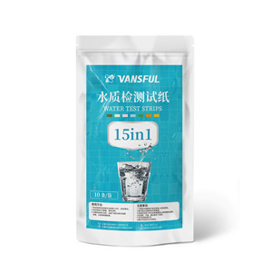 Tiras Reactivas para Análisis de Agua Vansful 15 en 1, 10 Unidades, Prueba de Calidad del Agua Potable, de Manantial y de Pozo, pH, Cloro Residual, Dureza - Product Image 3