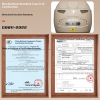 Casque de moto électrique ABS certifié 3C, nouvelle norme nationale A2, pour femmes et hommes, demi-coque, chaud pour l'hiver, sécurité