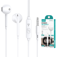 Écouteurs intra-auriculaires filaires Tingwode HD Call 3,5 mm, unité sonore quad-core SM-7, casque de jeu stéréo avec cordon de 1,2 m et commande intégrée