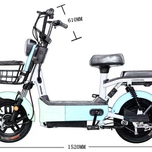 Bicicleta Eléctrica Recargable de Largo Alcance 2023, 500W, 48V, Plegable, Motor sin Escobillas de 350W, Tipo Inteligente Electrónico para Adultos - Product Image 6