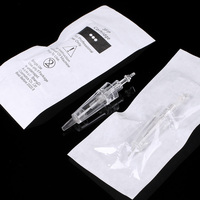 Aiguilles de cartouche de tatouage jetables stérilisées transparentes en acier inoxydable Solong, multi-types pour maquillage permanent des sourcils et des lèvres