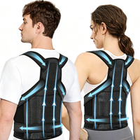 Gilet de Correction Posturale Ergonomique Léger et Durable en Polyester/Nylon avec Bretelles Ajustables Personnalisables – Réduit les Douleurs du Bas et Haut du Dos