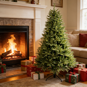 Sapin de <span class=keywords><strong>Noël</strong></span> Artificiel de Luxe en PE et PVC avec Pointes Mixtes, Fonction Minuterie, Base Métallique, Idéal pour la Décoration Intérieure - Product Image 6
