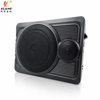 Subwoofer actif mince de 10 pouces pour voiture, nouveau design, amplificateur intégré, sous le siège, haut-parleur de basses puissant, vente en gros