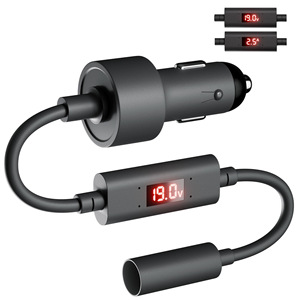 สายชาร์จรถยนต์ Starlink Mini แบบ DC Female พร้อมจอแสดงผล LED ดิจิตอล สายไฟ 12V/24V ตัวแปลงไฟบุหรี่แบบเพิ่มแรงดัน - Product Image 1