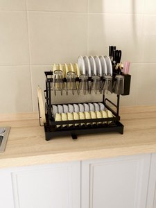 Support de rangement multifonctionnel pour égouttage de la vaisselle et du <span class=keywords><strong>filtre</strong></span> à <span class=keywords><strong>eau</strong></span> - Product Image 6