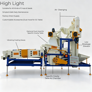 Nettoyeur de graines robuste pour millet, <span class=keywords><strong>sarrasin</strong></span>, teff – Machine commerciale de séparation et de nettoyage des grains et semences – Nettoyeur de millet - Product Image 3