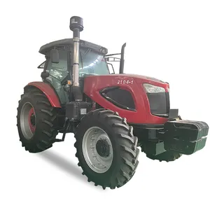 Tractor agrícola de cuatro ruedas, tracción de 90 HP, tractor agrícola diésel, 120 hp