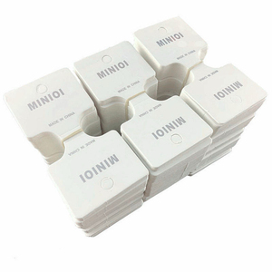 Thấp moq tùy chỉnh giá rẻ tái chế tùy chỉnh đồ trang sức nhãn in ấn tên Logo giấy trang sức treo thẻ - Product Image 4