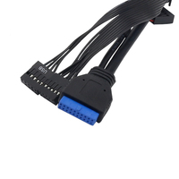 Carcasa de PVC/Plástico Resistente para PC, USB 3.0, Audio HD, PCB Tipo C 2.0, Panel Frontal de Computadora, Cable de Datos USB, Certificado CE