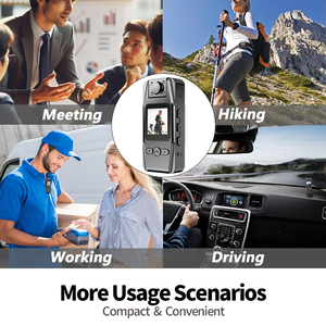 Grabadora Portátil Wifi con Lente Giratoria Tipo C, Pantalla de 1.3 Pulgadas, Audio 4K, Dispositivo de Grabación de Video Diario para Deportes al Aire Libre, Videocámara - Product Image 3