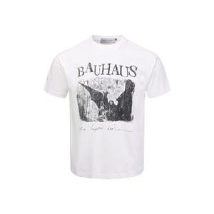 Black Distressed Graphic Men T Shirt Short Sleeve Crew Neck Printed <b>Tee</b> for Casual Streetwear - Product Image 4