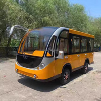 Transport écologique Mini bus à 20 passagers Respectueux de l'environnement Nouvelle énergie Nouveau bus Design de couleur Bus électrique de luxe