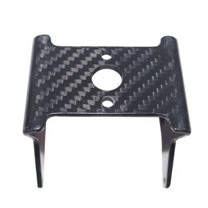 SHENYU 3K Plain Weave Carbon Fiber Bracket Carbon <b>Felt</b> 5mm <b>Thickness</b> 200C Working Temp Lightweight High-Strength Mounting Holes - Product Image 1
