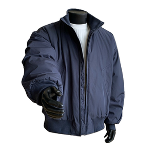 Blouson Bomber Rétro Américain Homme Hiver Col Montant Haut de Gamme Décontracté Ample Épais Imperméable Coupe-Vent - Product Image 1