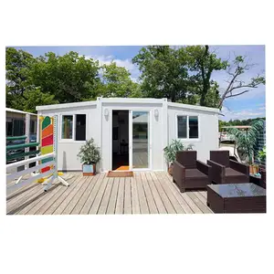 Foldable Modular Homes Expandable Container House Best Steel Structure Expandable Containers House