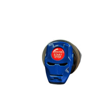 Cubierta Decorativa para Botón de Arranque de Coche Transformers Robot, Tipo Push, con Botón de Arranque de un Toque, Adhesivo Decorativo de Metal Cromado