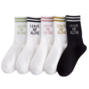 Custom Embroidered Knitted Ankle Yoga & Pilates <b>Socks</b> – All Season Non-Slip Eco-Friendly for Women Fitness - Product Image 3