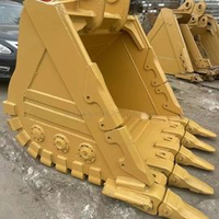Excavator Bucket Tambang Tugas Berat Ekstra untuk Penanganan Batu Tambang 20-50 Ton