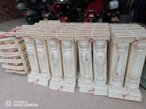 Moulage par injection d'ABS de moules de balustre en plastique concret rond de 87 cm pour la décoration extérieure de maison - Product Image 6