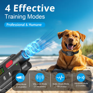 <span class=keywords><strong>Collar</strong></span> de entrenamiento ultrasónico para perros 2 en 1 avanzado 2025 con Dispositivo ultrasónico repelente de perros impermeable remoto para todas las razas - Product Image 2