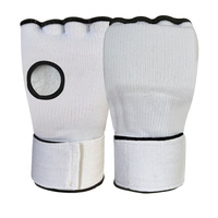 Gants de boxe à demi-doigts à enfiler, confortables, avec bandages en gel, pour MMA, absorption des chocs renforcée pour la boxe et le Muay Thai