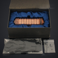 Candado Cryptex Personalizado YUESHEN con Código Da Vinci Extendido, Mini Rompecabezas con Contraseña de Letras, Compartimento Oculto, Piezas de Mecanizado CNC para Regalo