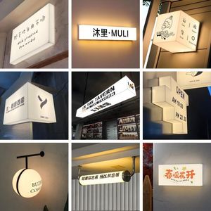 Panneau publicitaire LED double face personnalisé, panneau lumineux mural rétroéclairé, boîte lumineuse LED pour la <span class=keywords><strong>promotion</strong></span> des cafés et des magasins de détail - Product Image 6